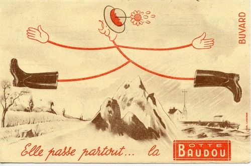Buvard chaussure la botte - buvard,