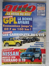 AUTO VERTE 4X4 N° 181 /NISSAN TERRANO IITD/CABRIOLETS/ Le GPL
