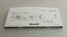 Panneau Face Façade Programme Molette Bouton Cache Lave-linge Brandt BWT652T-02