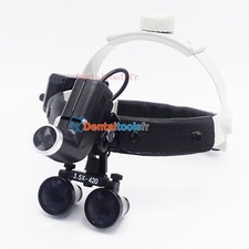 3.5X Loupe binoculaire dentaire avec Led Lumière phare lampe frontale médicale