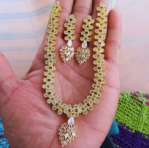 Parure collier plaqué - collier, or