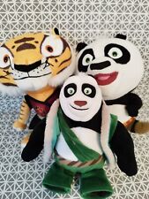 Lot de 3 Peluches Kung Fu Panda noir Big Headz  et Gipsy