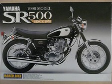 Maquette Moto 1/12 AOSHIMA Ref 44 Naked Bike Yamaha SR 500 1996 Model
