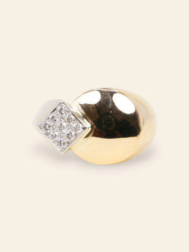 Fred bague bicolore diamants - bague,