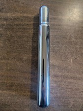 Tube tige de selle vélo ancien vintage acier chromé