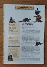 Fiche Documentaire Yakari ( le tatou ) Derib , édition Le Lombard , 10/2009