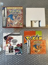 Pokemon Fire Red - Nintendo Gameboy Advance GBA Sans Le Jeux Boîte Vide TBE USA
