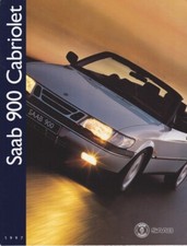 Catalogue Brochure SAAB 900 Cabriolet 06/1996 France