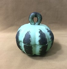 boite CITROUILLE verte en