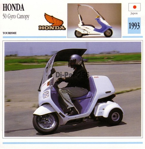 Fiche moto honda 50 gyro - fiche,