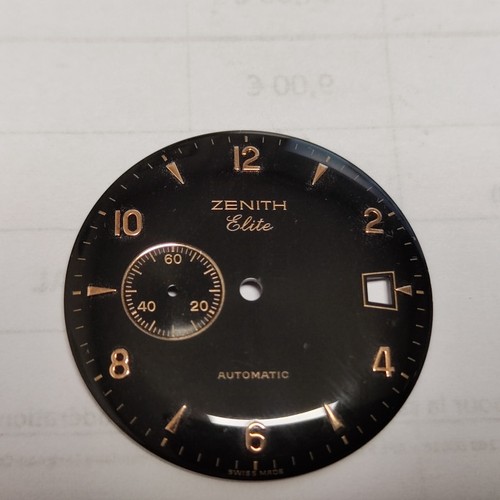 Zenith dial cadran - or, for