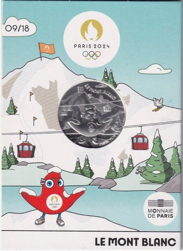 Pièce euros argent jo - 10,