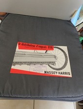 vintage Catalogue ,Prospectus tracteur Massey Harris distributeur d engrais  816
