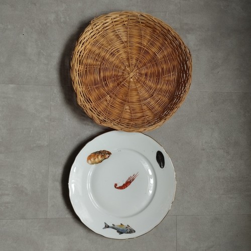 Assiette faience pate emaux - assiette,