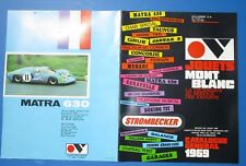 JOUETS  MONT BLANC : catalogue général 1969 / Matra 530 Jaguar type E  Ferrari..