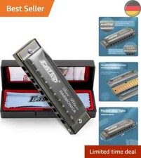 EASTTOP Harmonica diatonique C Blues Harp 10 trous Orgue à bouche Cadeau Nouveau