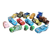 Lot 15 Voitures Cars Disney Pixar Mattel DJ King Lenticulaires État Varié Métal