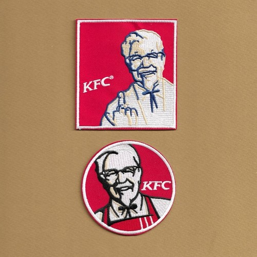 Kfc embroidered iron patch - embroidered, iron-on