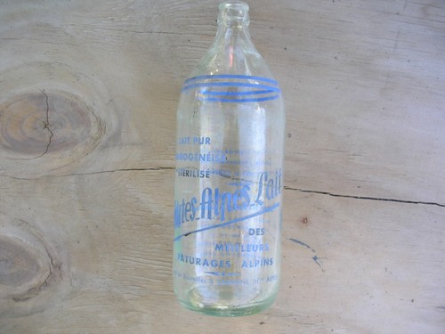Ancienne bouteille lait en - ancienne,