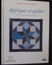§ B- livre appliquer et quilter - Amélia Saint George