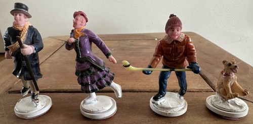 Lemax figurines patineurs - 🎡lemax,