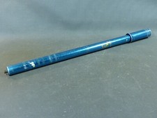 Ancienne pompe à vélo en aluminium bleu métallisé vintage cyclo ancien 