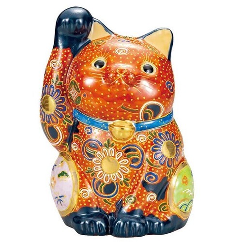 Maneki neko kutani yaki - neko,