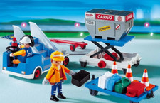 Playmobil -- Pièce de rechange -- Agent et porte-containers 4315 -