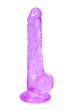 Gode Jelly Tango Souple 18cm - Ventouse - Texture Veinée - Plaisir Anal/Vaginal