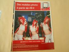 Publicité Advert 2003  SFR avec Vodafone mobiles photo
