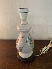 Pied de lampe en faïence de Lunéville modèle1