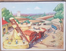 Ancienne Affiche D'école