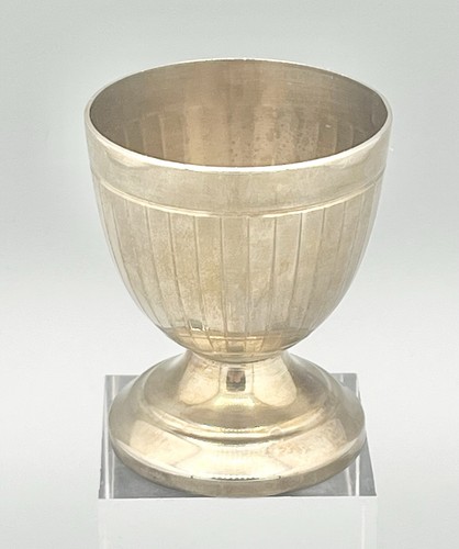 Coquetier métal argenté - , a