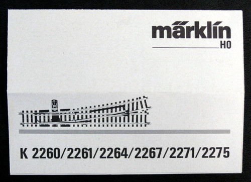 Märklin notice - 1/87, :