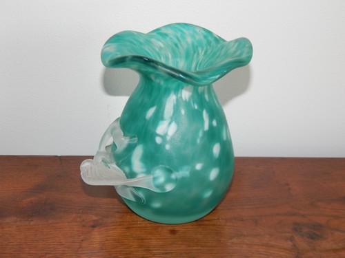 Ancien vase pâte verre - ancien,