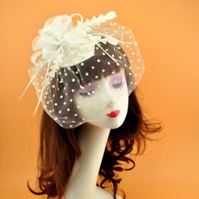 Femme Mariée Voile Chapeau