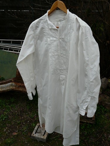 Ancienne chemise coton à - en,