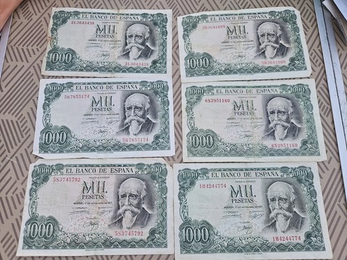 Espagne lot billets anciens - espagne,