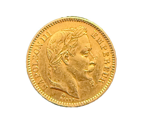 France 1865 gold francs - 1865, bb