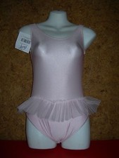 tunique de danse fille, justaucorps à bretelles CRAIT C1804-, Rose en  12/14 ans