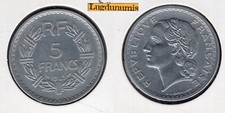 5 Francs Lavrillier 1945 SUP