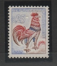 1962 France 25 C.Fluorescent 1