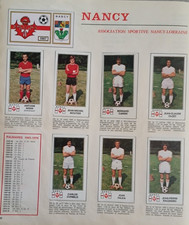 Panini football 77 1977 PAGE issue album : ASNL NANCY LORRAINE no maillot