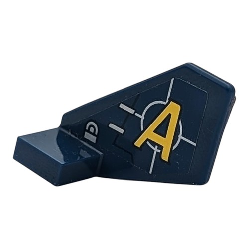 Lego aileron bleu - bleu, foncé