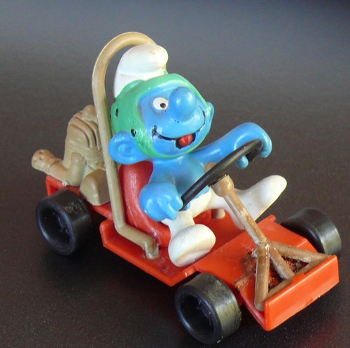 Figurine schtroumpf chauffeur - schtroumpf,