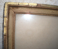 Cadre ancien en bois bord