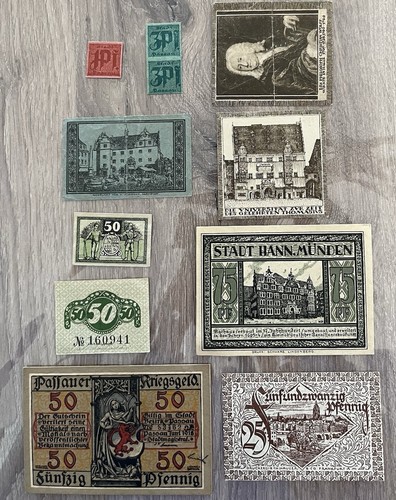 Lot billets allemand - lot, 10