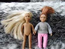 LOT DE 2 POUPEES AMERICAN GIRL JULIE ET LORI 17 CM / STYLE BARBIE