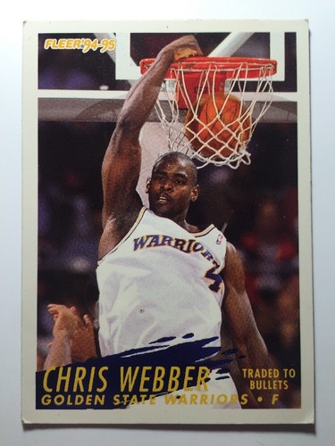 Carte fleer n82 chris - fleer'94-95,