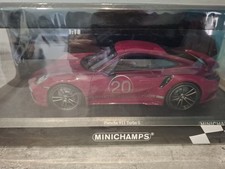 Porsche 911 Turbo S 2021 20Ans China  1 of 504 1:18 MINICHAMPS Rouge sternrubin